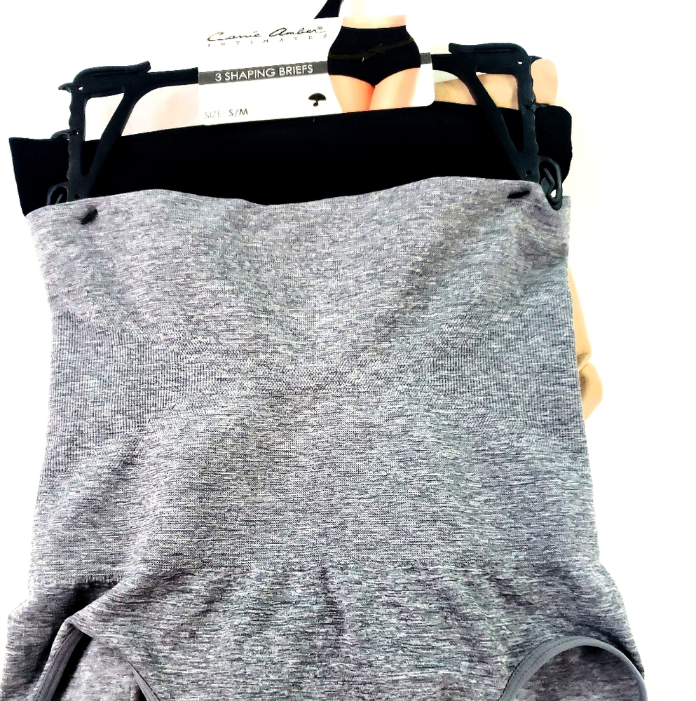 3 Womens Carrie Amber Shaping Fit Briefs s/m